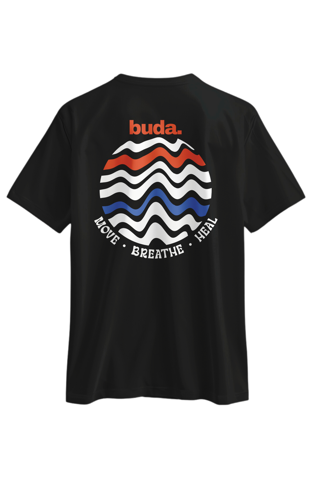 T-Shirt  PREMIUM “Move, Breathe, Heal” — by Buda