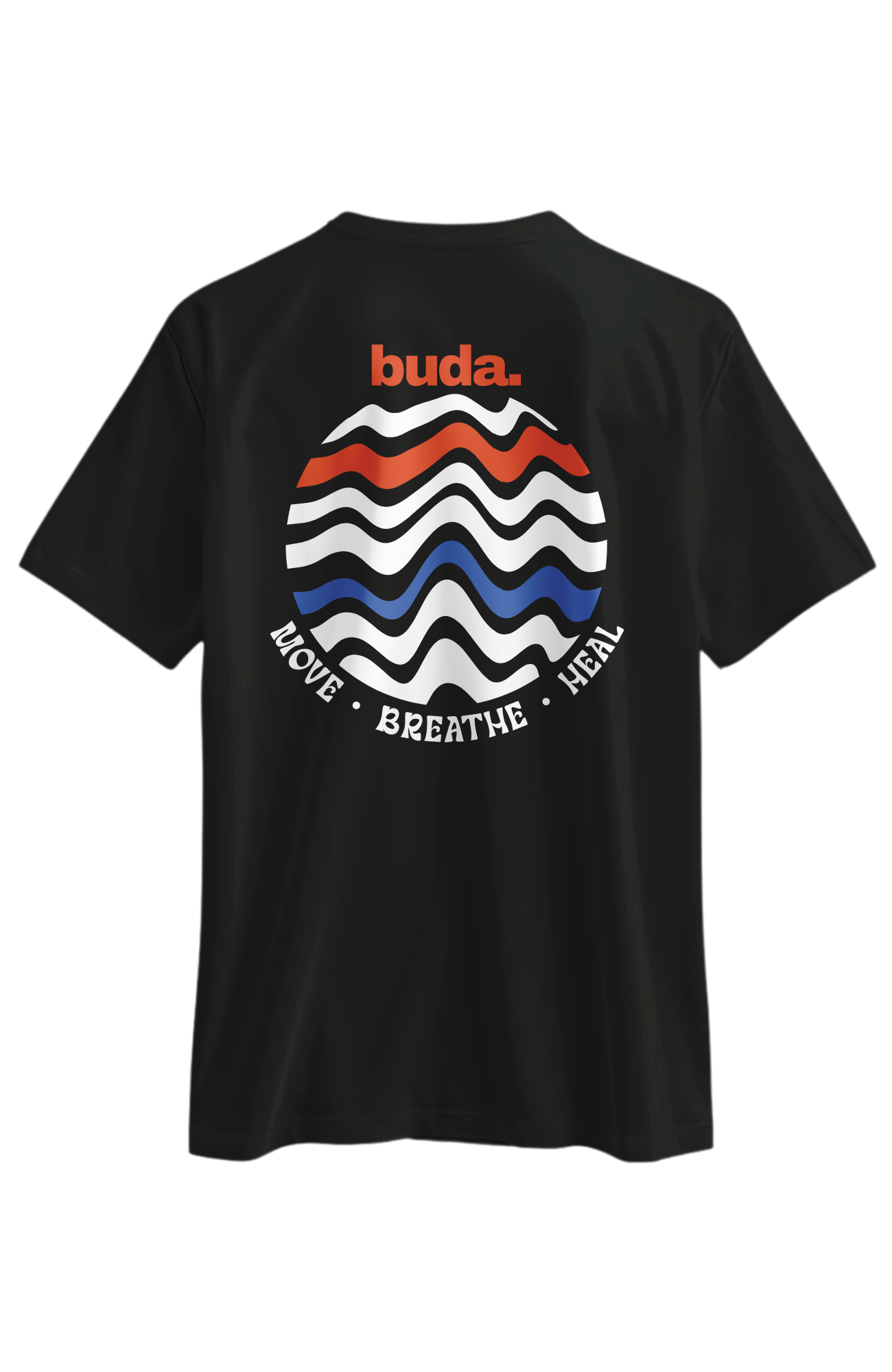 T-Shirt  PREMIUM “Move, Breathe, Heal” — by Buda