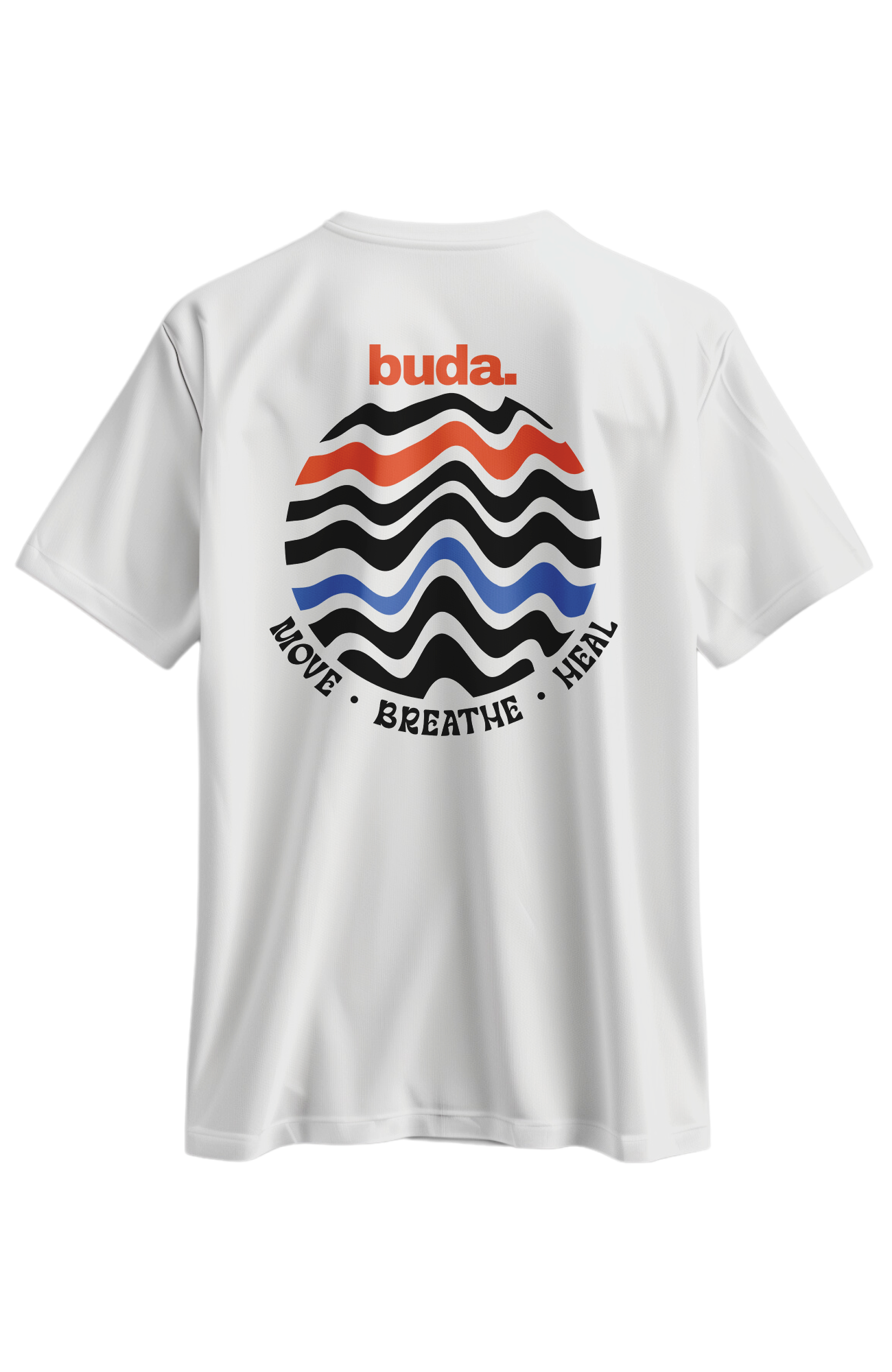 T-Shirt  PREMIUM “Move, Breathe, Heal” — by Buda